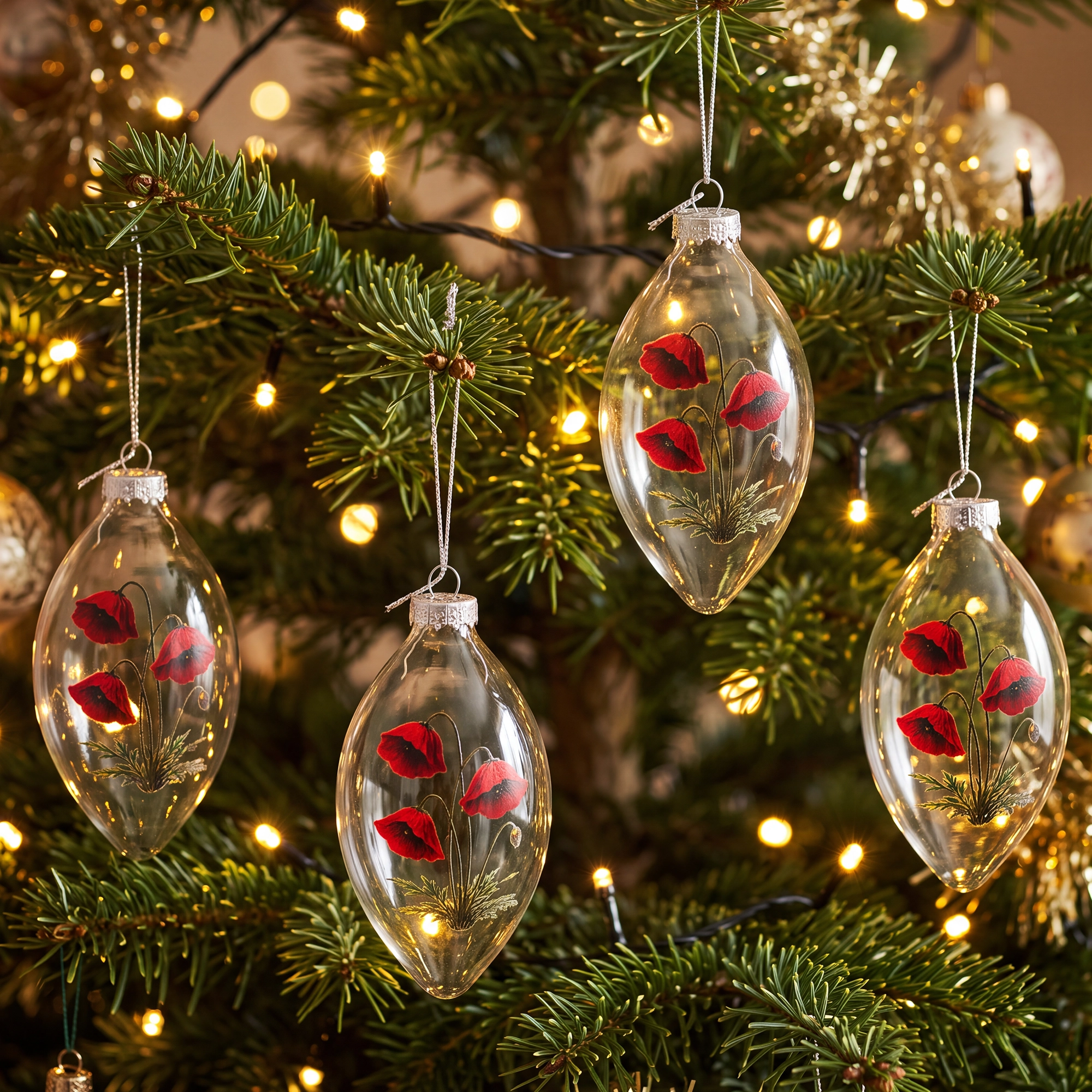 Forever Christmas Bauble hanging on Christmas tree
